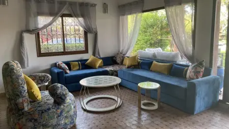 Villa élégante à Marrakech avec piscine privée - Photo 4