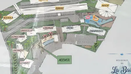 Charmant appartement à La Trinité avec piscine partagée - 40 m² - Photo 14