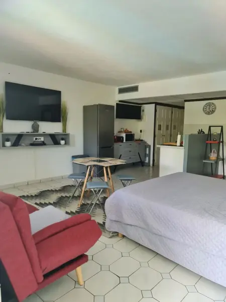 Studio charmant à Saint-François, 42 m² avec piscine partagée. - Photo 4