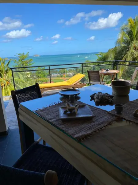 Appartement vue mer avec piscine privée à La Trinité, 98m² - Photo 2