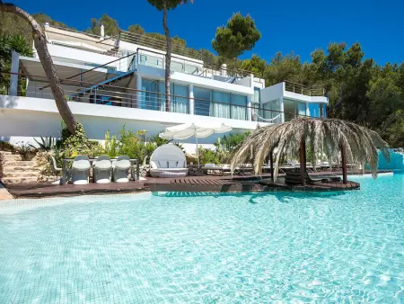 Villa à Ibiza, Villa de luxe à Ibiza avec personnel, piscine à débordement et vue panoramique - L1069988