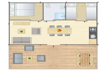 Stardust 40 Family Lodge, Appartement 5 personnes à Signy l’Abbaye - Photo 28