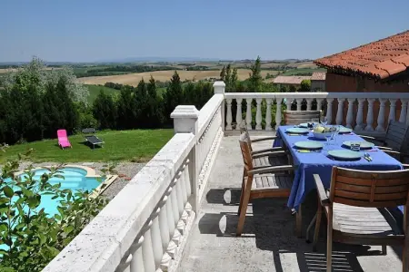 Villa Panoramique, Villa moderne avec piscine à Nailloux - Photo 17