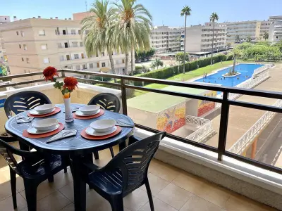 Appartement à La Pineda, La Pineda: Terrasse, Piscine, Parking, Clim - L1070772