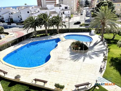 Appartement à Miami Platja, Appartement à 50m de la plage avec piscine, climatisation et parking - L1070824