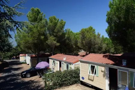 Domaine résidentiel de Plein Air La Pinède 2, Mobil-home avec jardin - Photo 12