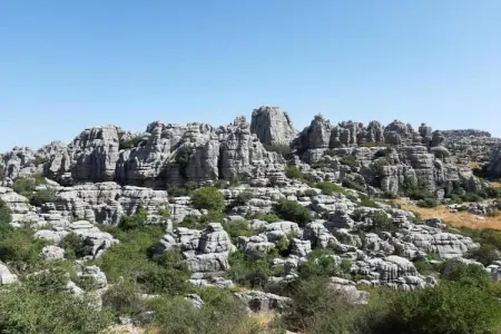 La Villa de Gema, Maison de campagne rustique avec piscine privée et vue imprenable sur le Torcal de Antequera - Photo 38