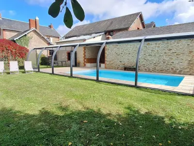 Gite à Legé, Gîte familial avec piscine chauffée à Legé - L1071199