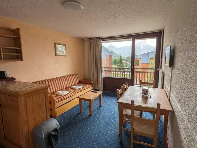 Appartement à Les Deux Alpes, Studio familial, animaux admis, au pied des pistes - L1071391