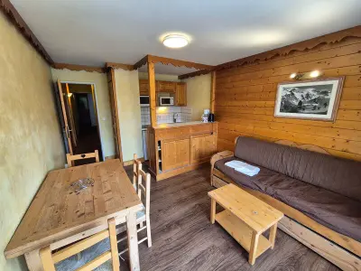 Appartement à Les Deux Alpes, Studio lumineux, pied des pistes, animaux admis - L1071399