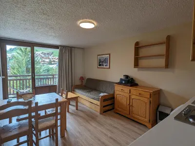 Appartement à Les Deux Alpes, Studio fonctionnel avec balcon, au pied des pistes, animaux admis - L1071403