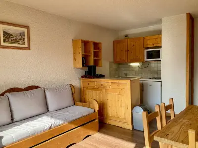 Appartement à Les Deux Alpes, Studio lumineux au pied des pistes, animaux admis - L1071406