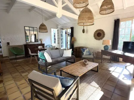 Villa familiale au calme avec jardin clos, proche océan et bassin, 8 personnes - Photo 3