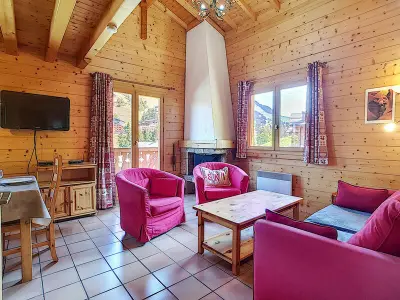 Appartement à La Clusaz, Charmant demi-chalet à La Clusaz pour 6 pers, parking, animaux admis, wifi - L1071702