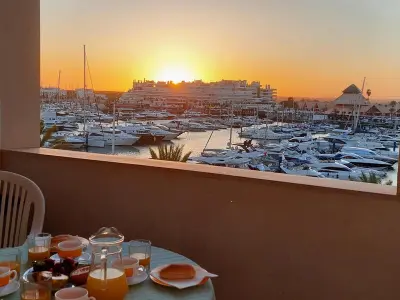 Appartement à Quarteira Vilamoura, Duplex à la Marina avec parking et climatisation - L1071704