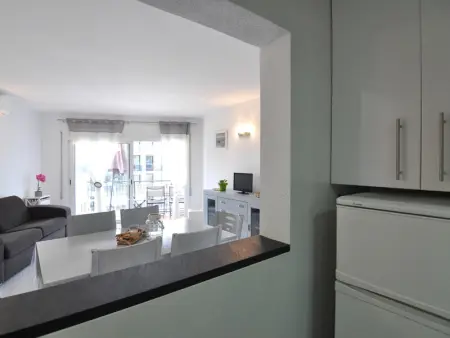 Charmant appartement à Roses à 300m de la plage avec terrasse, clim, cuisine équipée et TV satellite - Photo 14