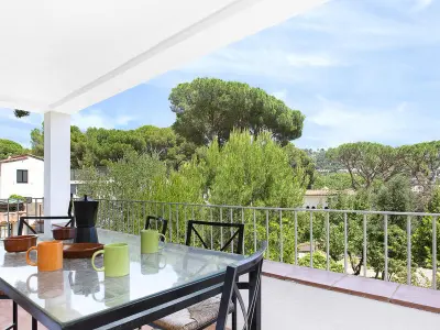 Appartement à Llafranc, Appartement spacieux à Llafranc pour 8 pers, 200m de la plage, terrasse, lave-linge - L1072092