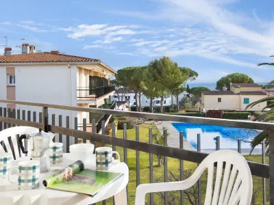 Appartement à Calella de Palafrugell, Appartement à Calella de Palafrugell: 5 pers., piscine, jardin, proche mer - L1072239