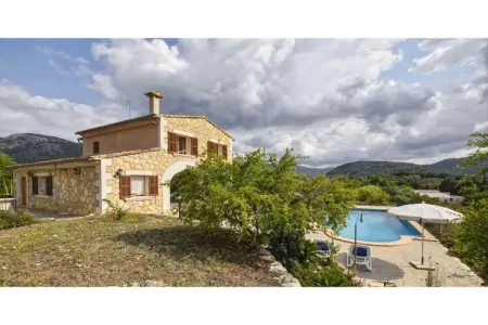 Pla de Ses Rotes, Maison en Espagne avec Piscine & Vue Montagne - Photo 2