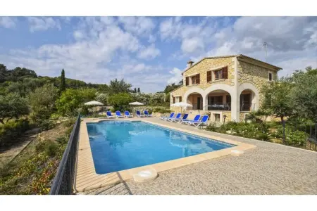 Pla de Ses Rotes, Maison en Espagne avec Piscine & Vue Montagne - Photo 9
