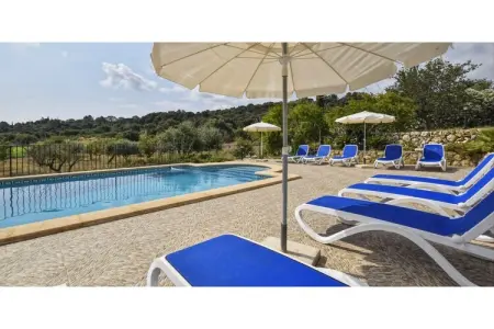 Pla de Ses Rotes, Maison en Espagne avec Piscine & Vue Montagne - Photo 11