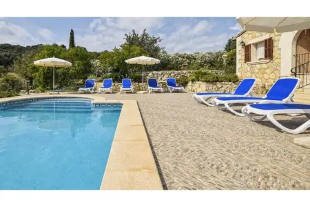 Pla de Ses Rotes, Maison en Espagne avec Piscine & Vue Montagne - Photo 12