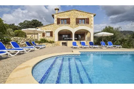 Pla de Ses Rotes, Maison en Espagne avec Piscine & Vue Montagne - Photo 13