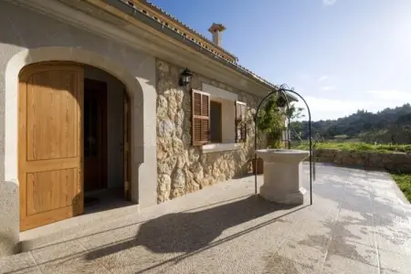 Pla de Ses Rotes, Maison en Espagne avec Piscine & Vue Montagne - Photo 35