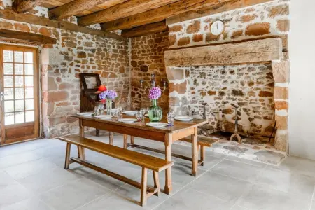 Maison Olivier, Belle maison de vacances avec piscine à Teillots - Photo 5