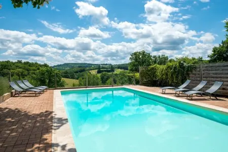 Maison Olivier, Belle maison de vacances avec piscine à Teillots - Photo 9