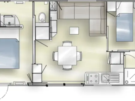 Le Mediterranée, Maison 4 personnes à Argelès sur Mer - Photo 16