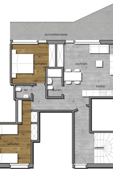 Haus Samurai, Appartement 4 personnes à Saas Grund - Photo 9