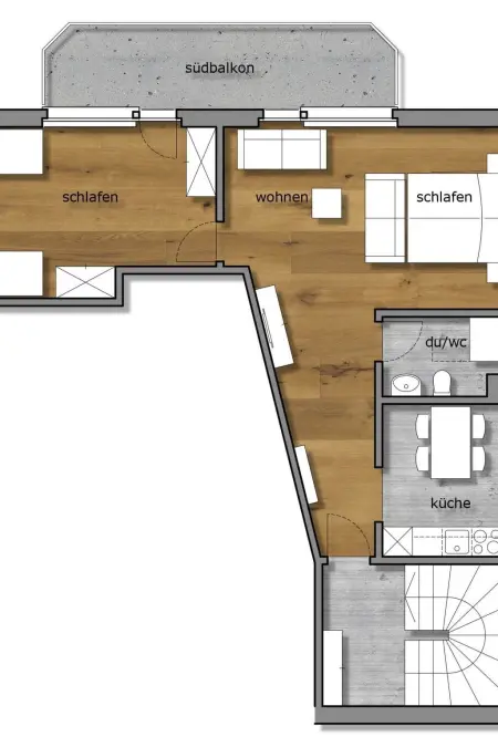 Haus Samurai, Appartement 4 personnes à Saas Grund - Photo 10