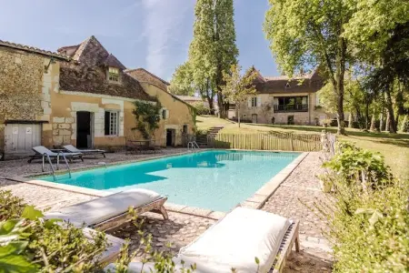 Manoir de la Baronie 16P, Manoir à Sourzac avec piscine privée - Photo 11