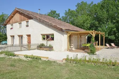 Aux Deux Mariols, Jolie villa avec piscine privée à Montadet, France - Photo 6