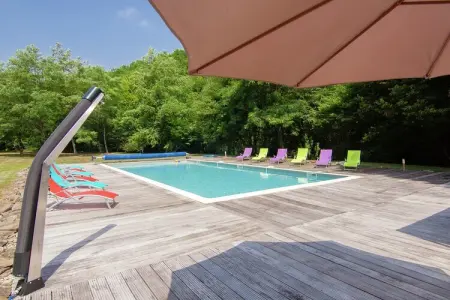 Moulin du Bouc, Maison de vacances près de la rivière avec piscine - Photo 9