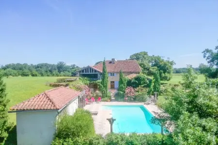 Villa Le Houga, Belle ferme avec piscine privée - Photo 1
