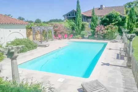 Villa Le Houga, Belle ferme avec piscine privée - Photo 27