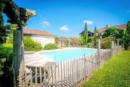 Villa Le Houga, Belle ferme avec piscine privée - Photo 28