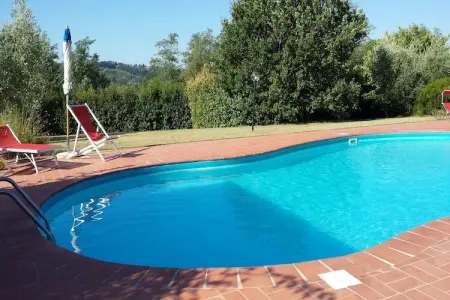 Casa Vacanze Podere Settefrati - Montaione, Maison de vacances moderne à Alberi avec piscine privée - Photo 12