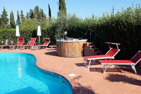 Casa Vacanze Podere Settefrati - Montaione, Maison de vacances moderne à Alberi avec piscine privée - Photo 13