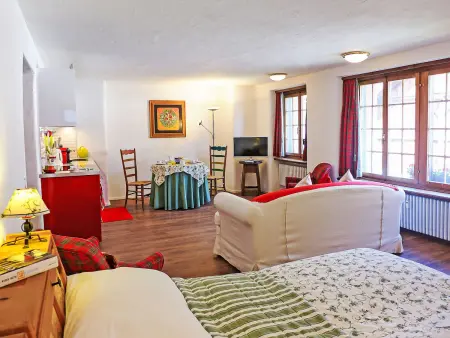 Chesa Rossa, Appartement 2 personnes à Bever - Photo 4