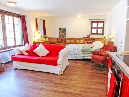 Chesa Rossa, Appartement 2 personnes à Bever - Photo 8