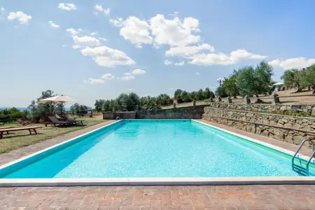 Istrice, Maison de vacances confortable à Capraia e Limite. Piscine - Photo 14