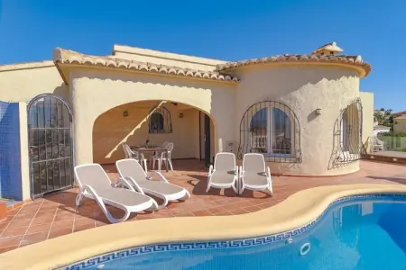 Renata, Villa avec vue mer, équipée d'une piscine à Benitachell - Photo 3