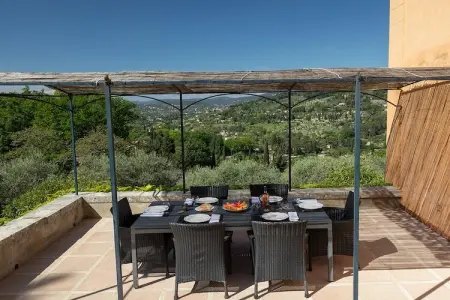 Grasse, Maison de parfumeur du XVIIIe siècle, piscine chauffée et vue - Photo 20