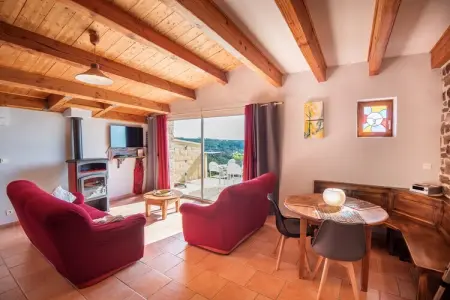 Villa Chassiers petit, Villa en pierre avec vue panoramique - Photo 8