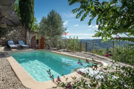 Villa Chassiers petit, Villa en pierre avec vue panoramique - Photo 12