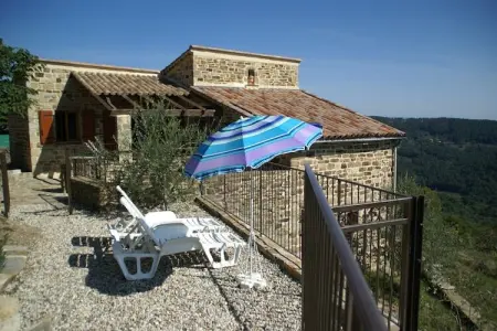 Villa Chassiers petit, Villa en pierre avec vue panoramique - Photo 19