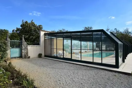 Maison de vacances Lamonzie Montastruc, Maison de vacances avec piscine - Photo 9